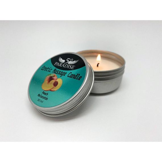 Арома свеча Erotic Massage Candle Peach 30ml Sex Aura