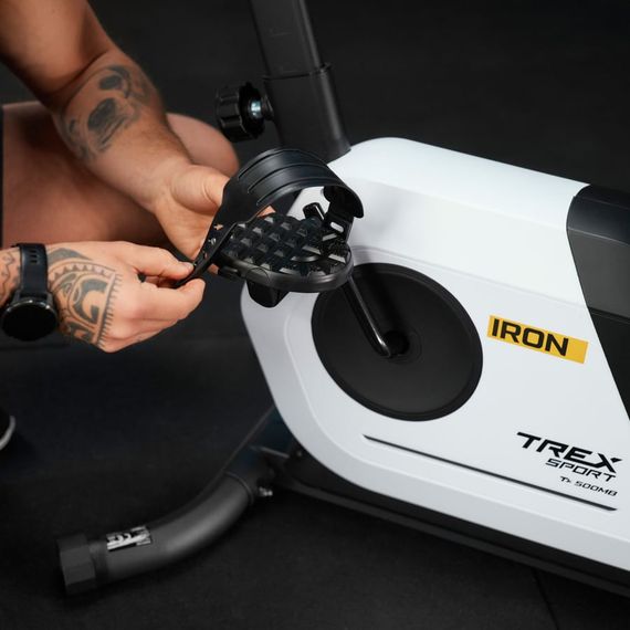 Велотренажер Trex Sport TX-500MB IRON магнітний білий | Зображення 4