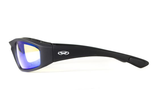 Окуляри фотохромні (захисні) Global Vision KickBack Photochromic (G-Tech™ blue) Anti Fog, фотохромні дзеркальні сині | Зображення 2