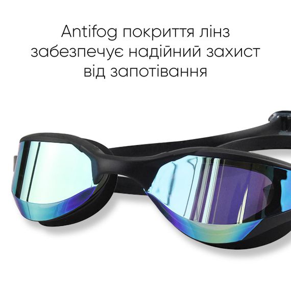 Очки для плавания Renvo Alat Pro Уни Anti-fog Черный OSFM (2SG610-0106) | Зображення 3