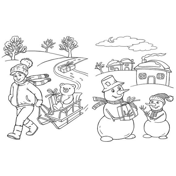Большая книга раскрасок «Зимние праздники» 1736015, 64 страниц | Зображення 2