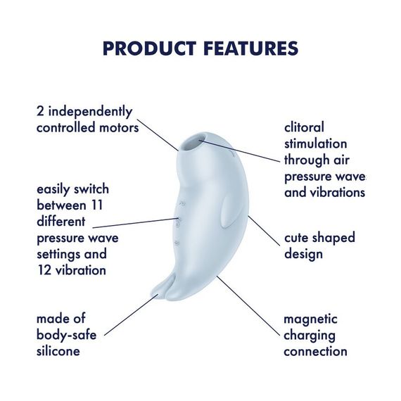 Вакуумний кліторальний стимулятор із вібрацією Satisfyer Seal You Soon | Зображення 5