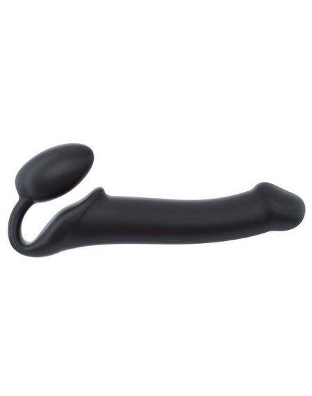 Безремінний страпон Strap-On-Me Black XL, повністю регульований, діаметр 4,5 см Sex Aura | Зображення 1