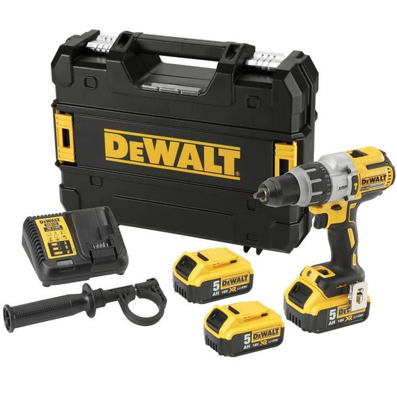 Дриль-шуруповерт акумуляторний безщітковий ударний 95 Нм DeWALT DCD996P3