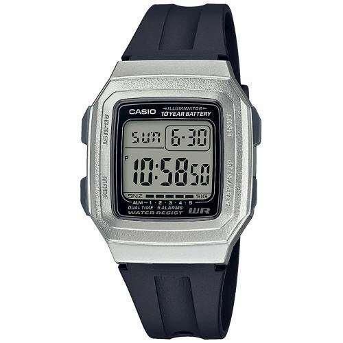 Часы наручные для мужчины стильные электронные кварцевые оригинал Casio Collection F-201WAM-7AVEF