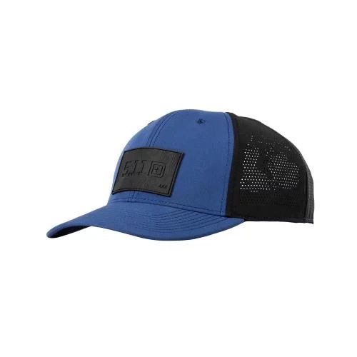Військова тактична кепка Синій 5.11 Tactical Topo Box Vent-Tac Cap Blue Mussel блейзер військовий 5.11 з регулюванням розміру