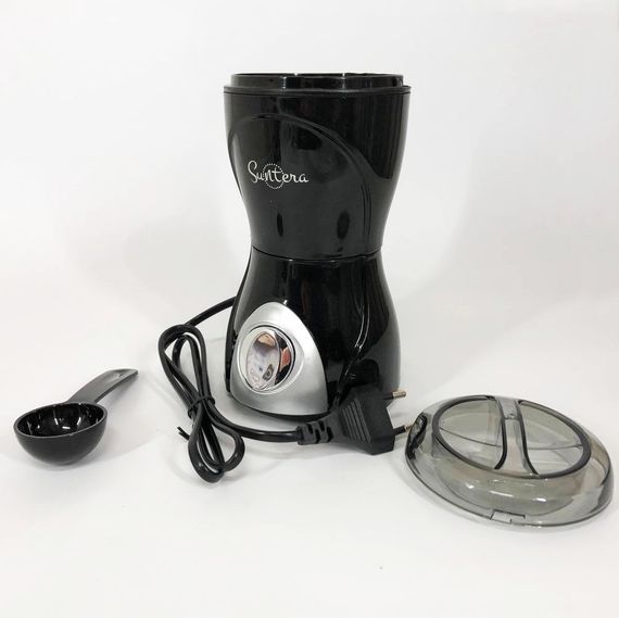 Кофемолка электрическая домашняя Suntera SCG-601B, Электрическая кофемолка для турки, PZ-351 Измельчитель кофе | Зображення 1