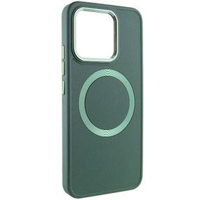 TPU чохол Bonbon Metal Style with MagSafe для Xiaomi 14 Pro Зелений / Army Green