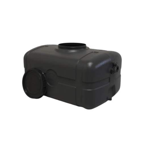 Бак технічний 105л 750*480*400мм прямокутний чорний LITOLAN