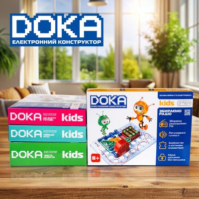 Конструктор DOKA электронный Собираем радио (D70703) | Зображення 4