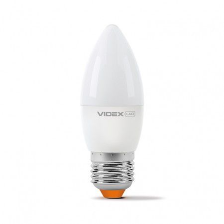 LED лампа VIDEX C37e 6W E27 3000K 220V | Зображення 1