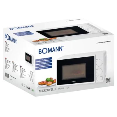 Микроволновая печь Bomann MW 6014 CB white (MW6014CB white) | Зображення 1