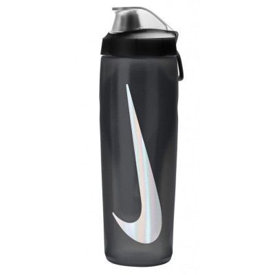 Бутылка для воды Nike Refuel Bottle Locking Lid 18 OZ антрацит, чорний, сріблястий 532 мл N.100.7669.054.18 (887791747549)