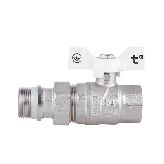 Кран кульовий "Американка" Thermo Alliance Forte 3/4" з антипротічкою прямий SF222W20 | Зображення 3