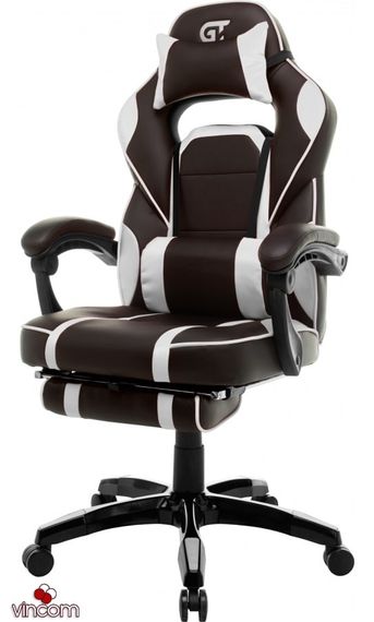 Кресло геймерское GT Racer X-2749-1 Dark BrownWhite | Зображення 3