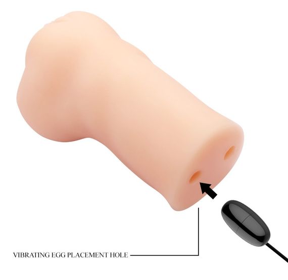 Мастурбатор з вібрацією CRAZY BULL-Realistic Pocket Pussy, BM - 009227Z Sex Aura | Зображення 7