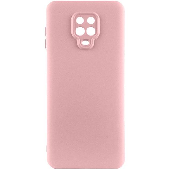 Чохол TPU GETMAN Liquid Silk Full Camera для Xiaomi Redmi Note 9s / Note 9 Pro / Note 9 Pro Max Рожевий / Pink