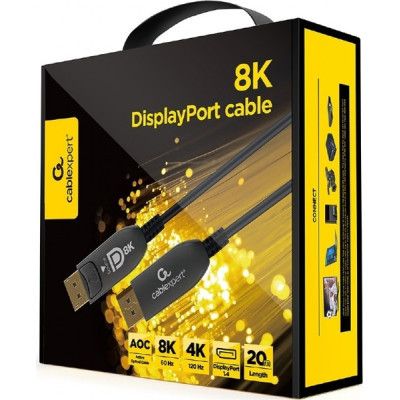 Кабель мультимедийный DisplayPort M to DisplayPort M 5.0m V1.4 8K60Hz/4K120Hz AOC Cablexpert (CC-DP8K-AOC-5M) | Зображення 2