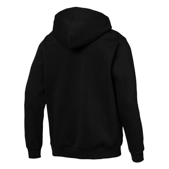 Олимпийка мужская спортивная Puma Essentials Fleece Hooded 851763 01 (черная, теплая, флис, хлопок, лого пума) | Зображення 1