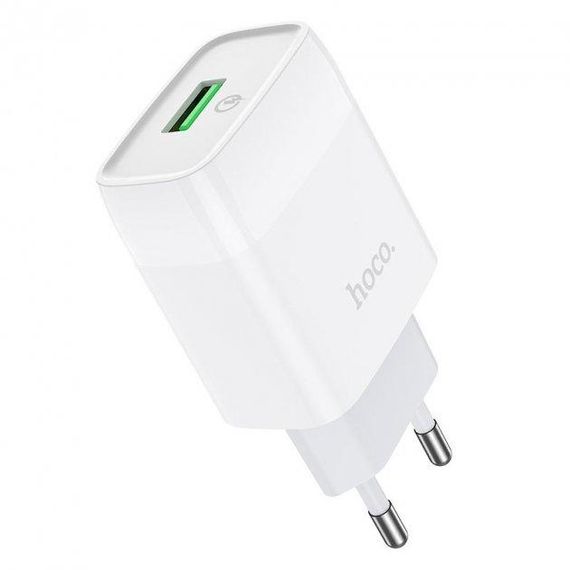 СЗУ HOCO C72Q Glorious 1USB QC3.0 18W white