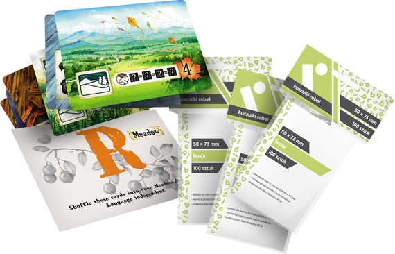 Настільна гра Meadow: Cards & Sleeves Pack (Левада. Набір карт та протекторів) | Зображення 1