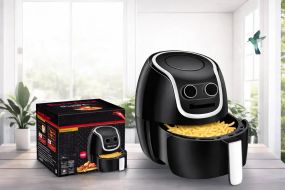 Воздушная фритюрница с кнопкоми Silver love MK-81 1500W, на 8 литров