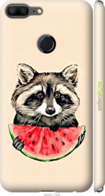 Чохол на Huawei Honor 9 Lite Єнотик з кавуном "4605m-1359-2448"