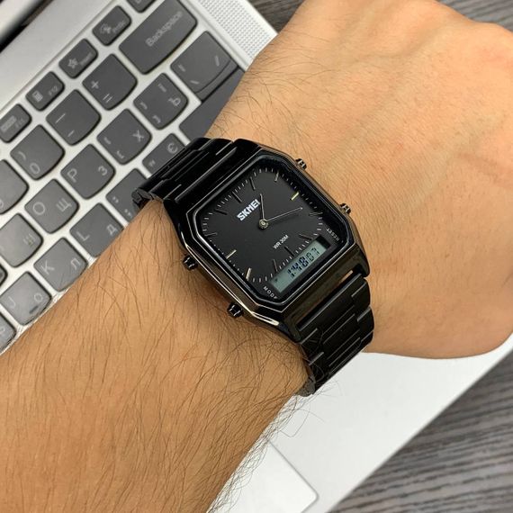 Наручний годинник Skmei 1220BK Black | Зображення 7