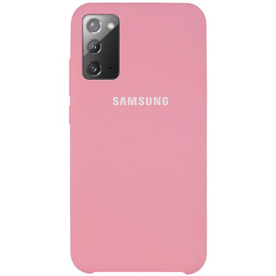 Чохол Silicone Cover (AAA) для Samsung Galaxy Note 20, Рожевий