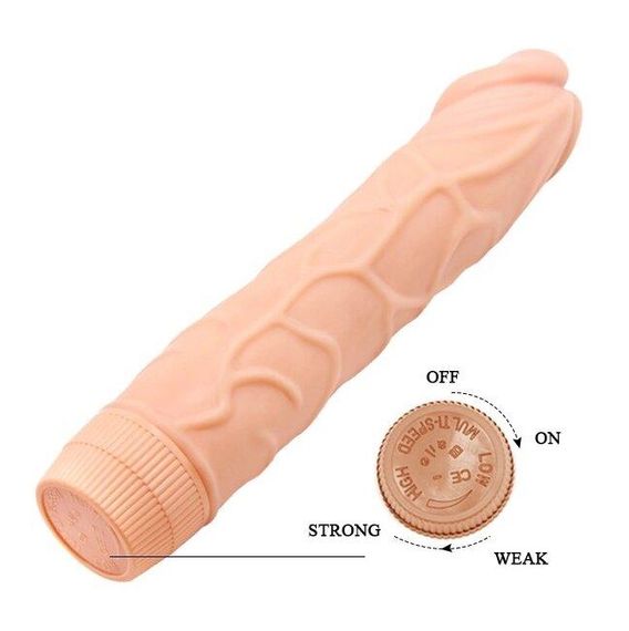 Вібратор реалістик BARBARA BOB DILDO VIBRATOR, BW-001009R Sex Aura | Зображення 6