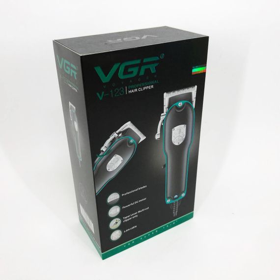 Аккумуляторная машинка для стрижки волос с насадками VGR, Машинка для стрижки окантовки GH-61 | Зображення 8