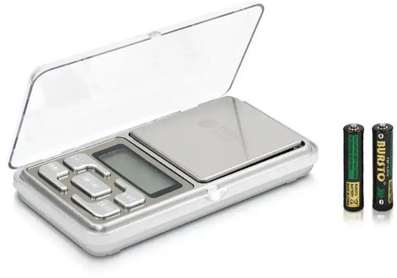 Ювелирные электронные весы BITEK BT-1724 высокоточные на батарейках шаг измерения 0,01 г LCD с подсветкой Серые | Зображення 2