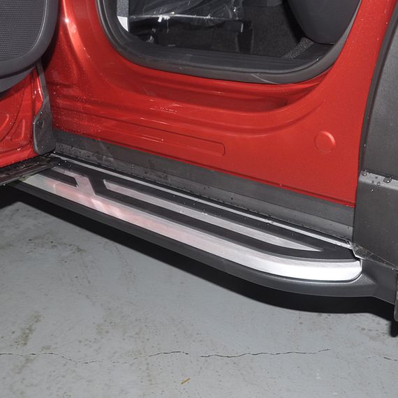 Боковые пороги оригинал V1 (2 шт) для Mazda CX-5 2017-2024 гг | Зображення 3