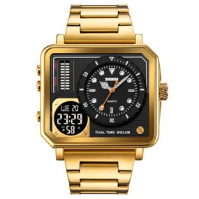 Чоловічий годинник Skmei 2025GD Gold