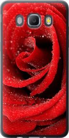 Чехол на Samsung Galaxy J5 (2016) J510H Красная роза "529u-264-17620"