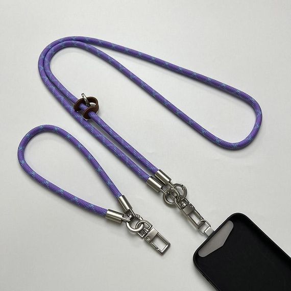 Набор шнурков 120см + 35см Purple / Blue | Зображення 1