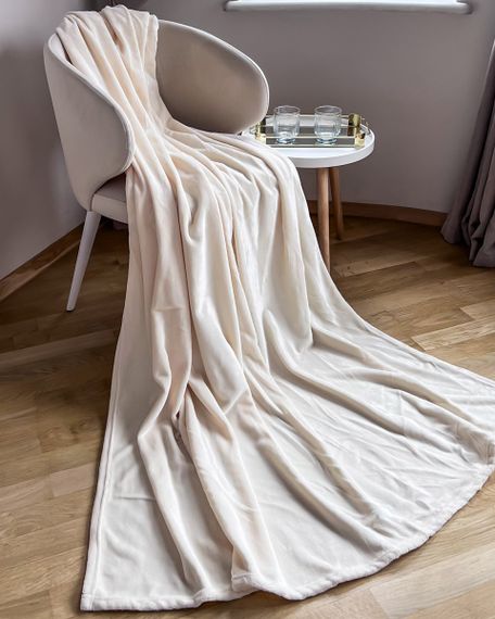 Плед Emily Manner велсофт 150х200 см 300 гм2 Beige (94326291) | Зображення 3