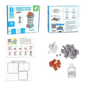 Набор для творчества из мини-кирпичиков "Башня"