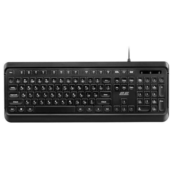 Клавіатура 2E 2E KS120 USB-A Black (2E-KS120UB_UA)
