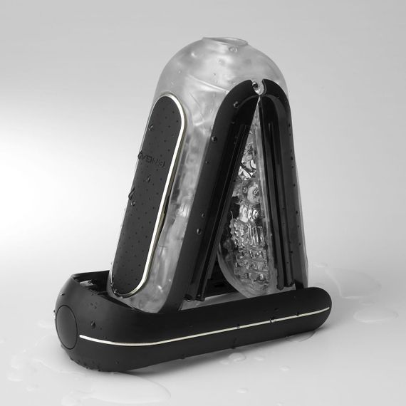Вібромастурбатор Tenga Flip Zero Electronic Vibration Black, змінна інтенсивність, розкладний Sex Aura | Зображення 6