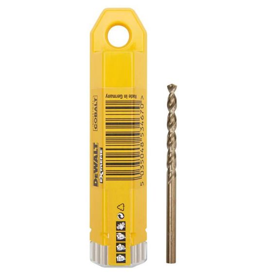 Свердло по металу 5,2мм EXTREME Industrial Cobalt 10шт DeWALT DT4931 | Зображення 1