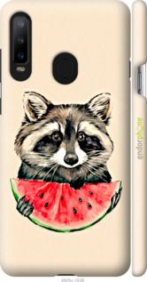 Чохол на Samsung Galaxy A8S Єнотик з кавуном "4605m-1636-2448"