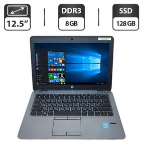 Нетбук HP EliteBook 820 G2 / 12.5" (1366x768) TN / Intel Core i5-5200U (2 (4) ядра по 2.2 - 2.7 GHz) / 8 GB DDR3 / 128 GB SSD / Intel HD Graphics 5500 / WebCam б/у