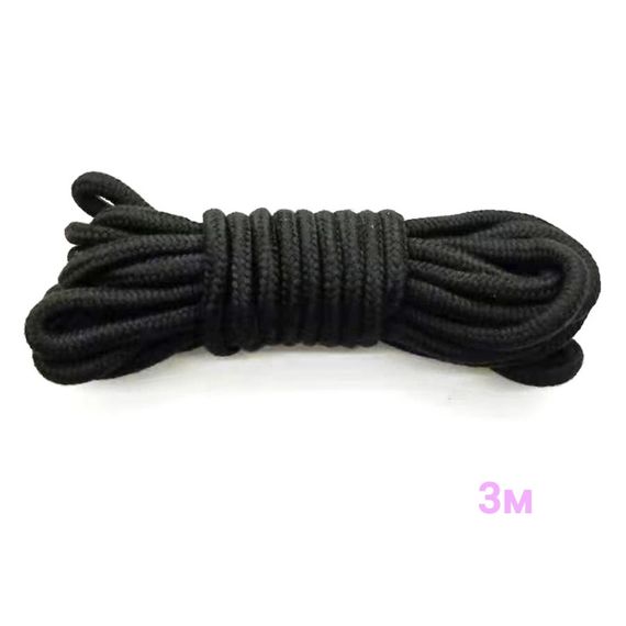 БДСМ набір чорний "Night fetish", наручники, окови, нашийник, повідець, маска, кляп, мотузка, плеч, скотч sexstyle | Зображення 7