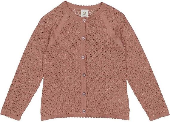 Дитячий кардиган для дівчинки Green Cotton 98 см Кавовий (25111278)