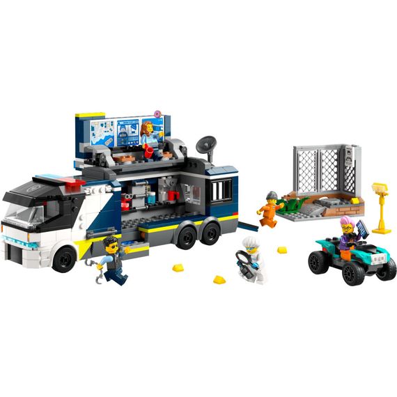 Конструктор LEGO City Пересувна поліцейська криміналістична лабораторія 674 деталей (60418) | Зображення 1