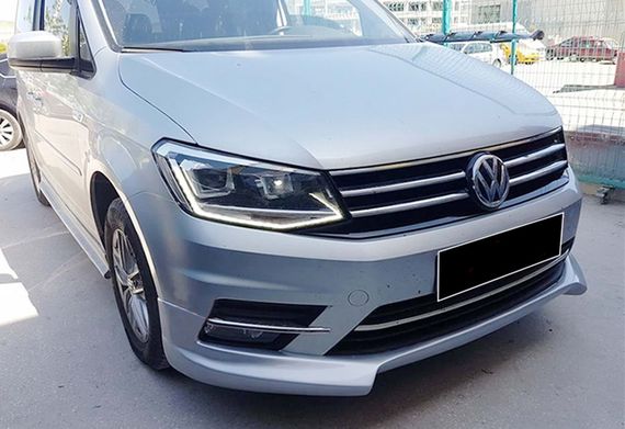 Передний лип DPT (под покраску) для Volkswagen Caddy 2015-2020 гг | Зображення 2