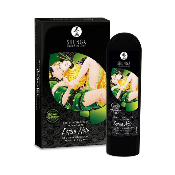 Возбуждающий гель для пар Shunga LOTUS NOIR (60 мл) с витамином Е и растительным глицерином sexstyle