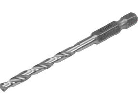 Свердло по металу YATO Польша: HSS6542, Ø=4.5мм, HEX-1/4", l=80/47мм, для нержав., конструкт., легов. стали
