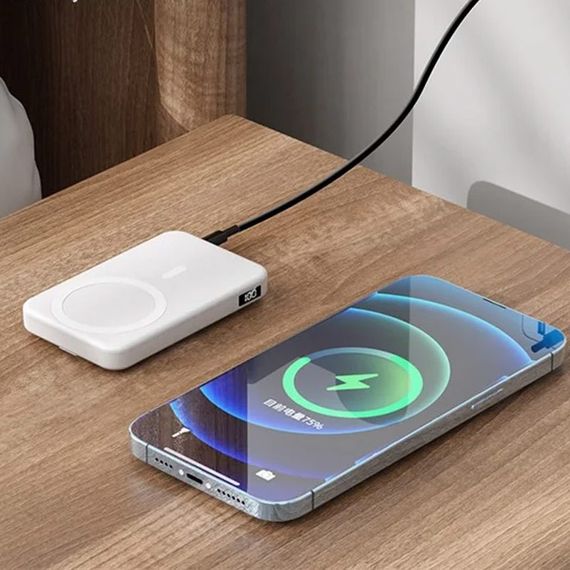 Портативний ЗП Power Bank JJT-A27-1 PD20W+QC 22.5W з БЗП 10000 mAh White | Зображення 2